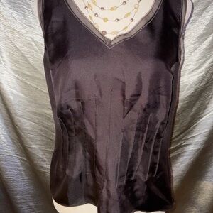 Calvin Klein Brown Silk Blouse